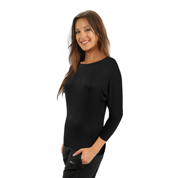 Bluzka damska kimono Andrea Sesto Senzo czarny