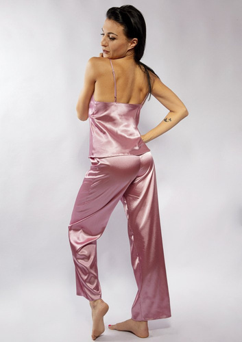 Piżama Damska Satynowa Iga DKaren - Wrzos