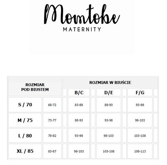 Sleep Grey biustonosz do karmienia Momtobe szary