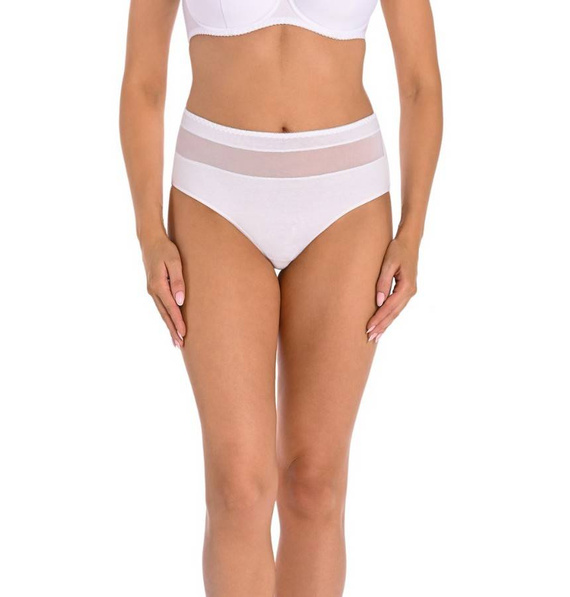 Figi z wysokim stanem Vera Teyli - biały