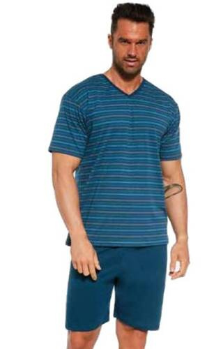 Piżama męska krótki rękaw, spodenki 330/39 VARIOUS Cornette - granatowy