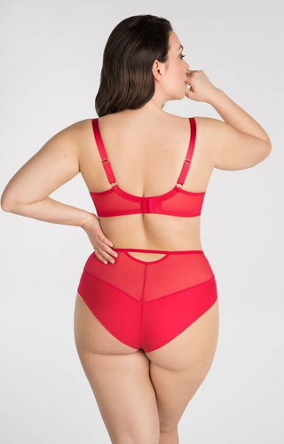 Gorsenia Figi damskie K 829 Crazy Heart - czerwony 