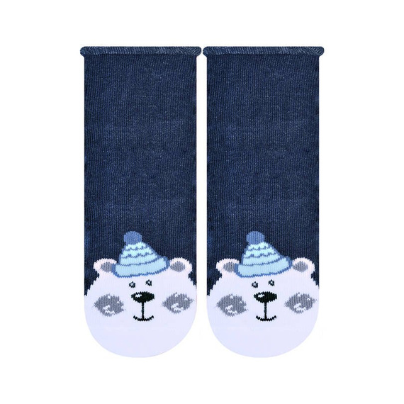 Art.138 Cotton Candy Skarpety dziecięce Steven granat 127 