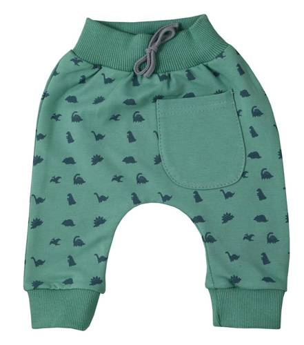 Spodenki bawełniane Dinozaur Koala - zielone