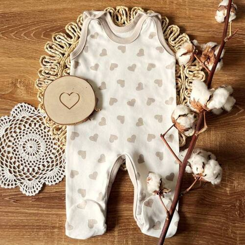 Śpiochy niemowlęce SC14230 Serca Mamatti