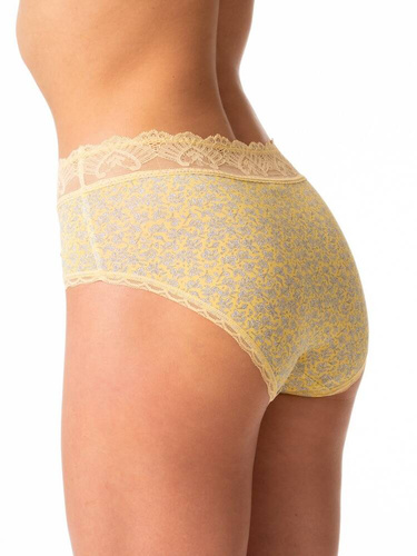 Figi damskie LPC 533  2-pak Key żółty fioletowy