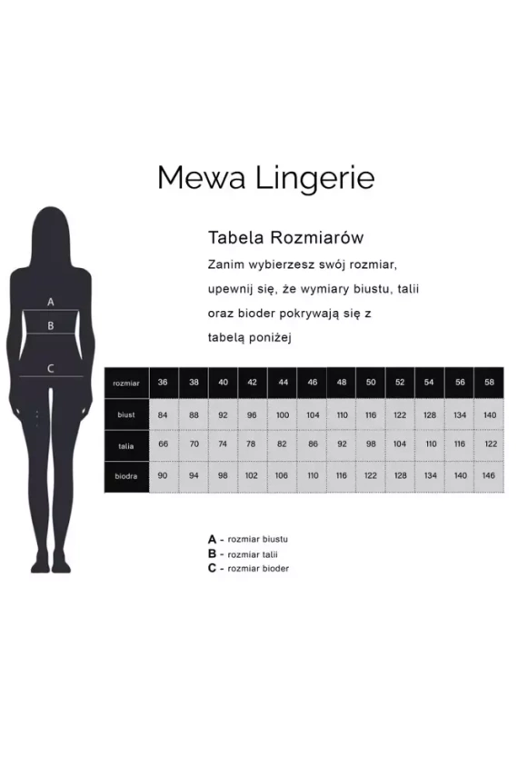 Półhalka damska 86582 Cristina Mewa burgundowy