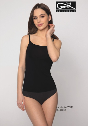 2624S ZOE Camisole Koszulka damska Gatta czarny 