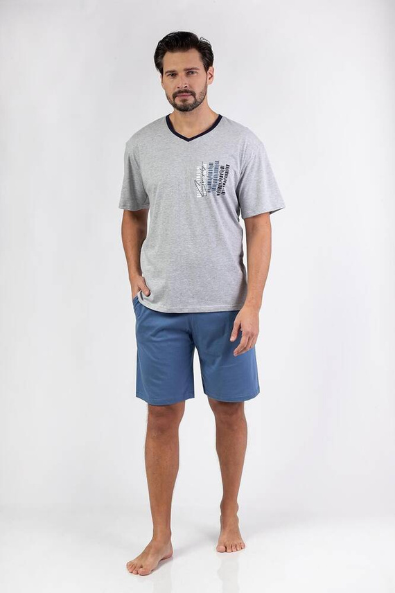 Piżama męska 477 Regina szary