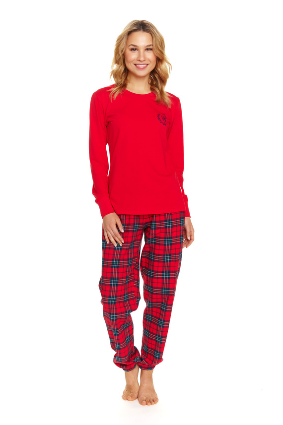 PM.7127 Piżama Damska Doctor Nap - red