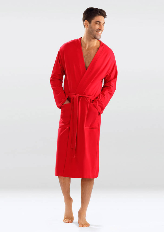 Szlafrok męski Harry Dkaren - czerwony