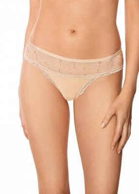 Figi damskie brazyliany Amanda Nipplex beżowy