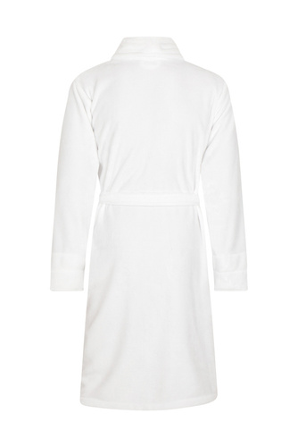 Szlafrok damski polarowy Elen ByShelly - biały