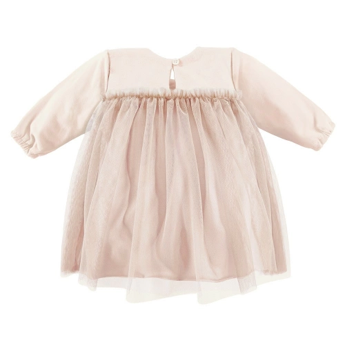 Sukienka tiul z długim rękawem Ceremony Eevi - beżowy