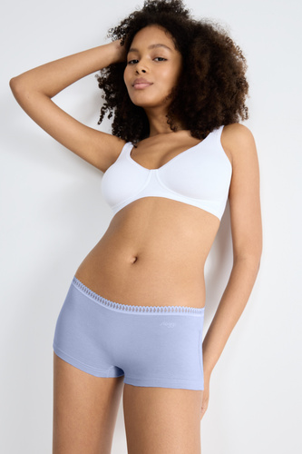 Szorty Damskie GO Crush Short C3P 3-pak Sloggi - niebieski