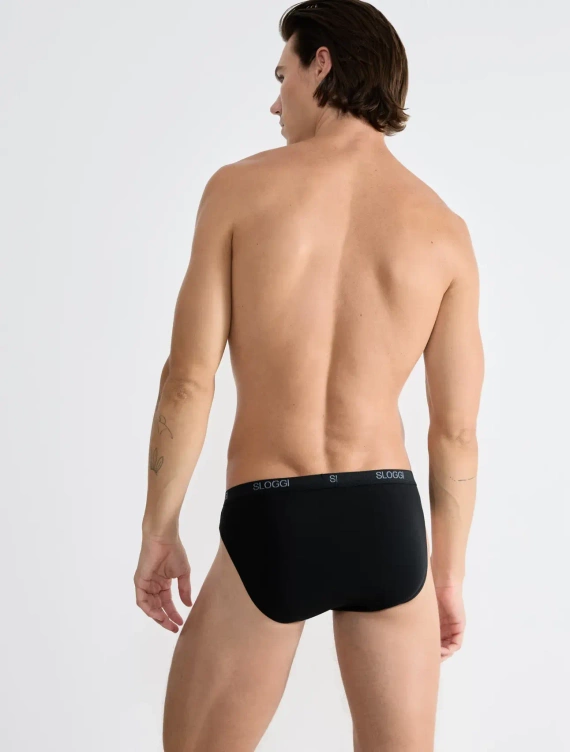 Slipy męskie Men Basic Mini Sloggi - black