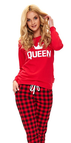 PM.9748 Piżama Damska Doctor Nap - red