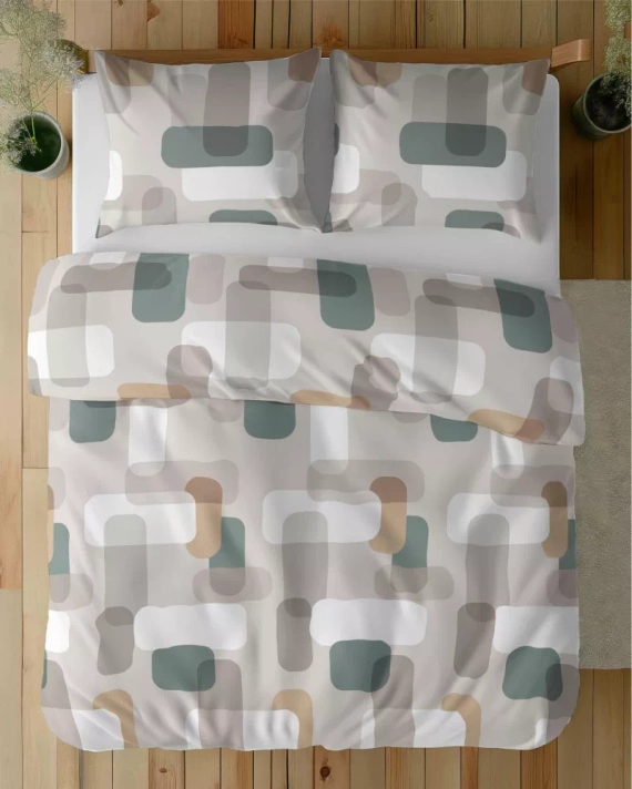 Pościel Satin Stories Detexpol 5487 A | Miękka bawełna satynowa, elegancki zestaw prezentowy