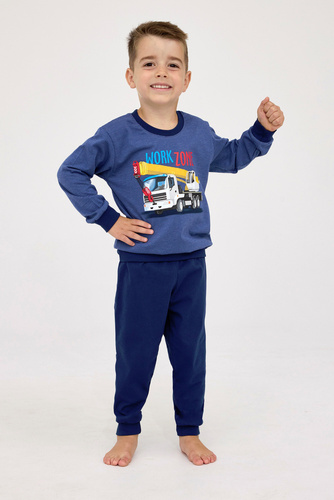 Piżama chłopięca 478/162 Work Zone Cornette jeans 