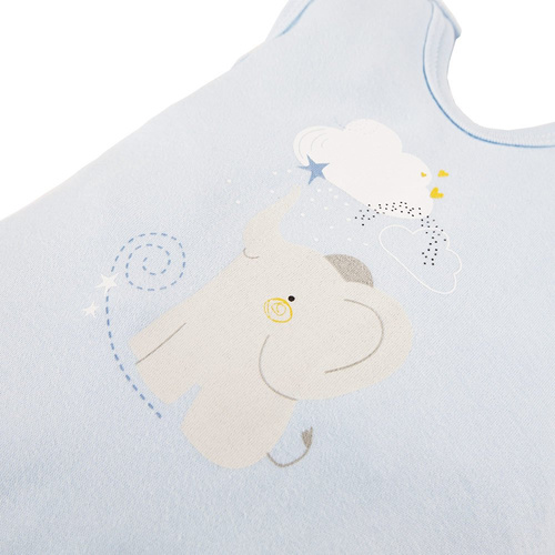 Śpiochy niemowlęce Mellow Ewa Klucze- niebieski