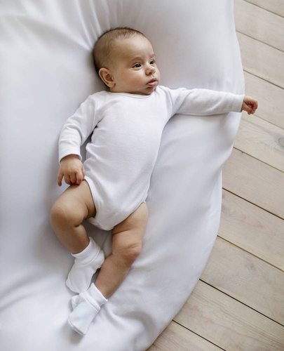 Body z długim rękawem Lovely Day Pinokio - biały