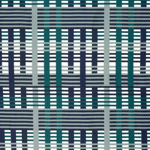 Pościel satynowa liście Nika 47 Eurofirany turkusowy