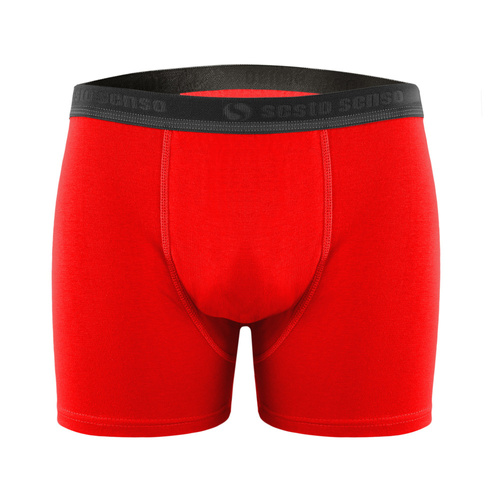 Bokserki męskie BM02 Cougar Sesto Senso - czerwony