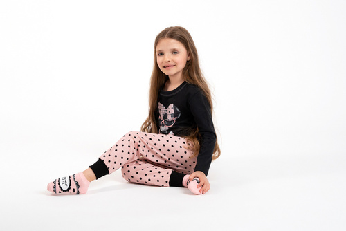 Piżama dla dziewczynki Bonilla Italian Fashion - czarny/druk 