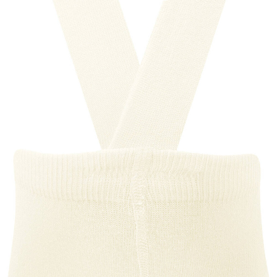 Rajstopy bambusowe z szelkami 141612 Nicol - kremowy