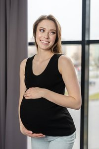 Bawełniany top 020 MIRACLE-czarny