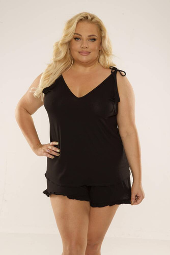 Piżama Damska 603 Olaya Forex- czarny