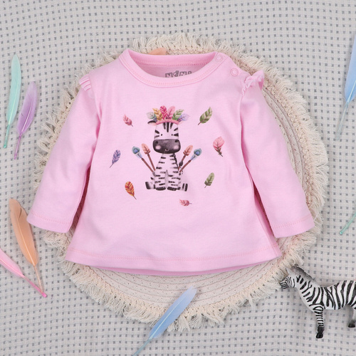 Bluzka niemowlęca Little Dreamers Nini z bawełny organicznej – ekologiczna, bezpieczne napy, polska produkcja