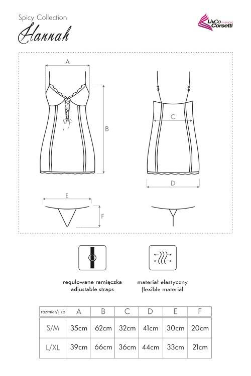 Komplet dwuczęściowy Hannah LC 90183 LivCo Corsetti Fashion