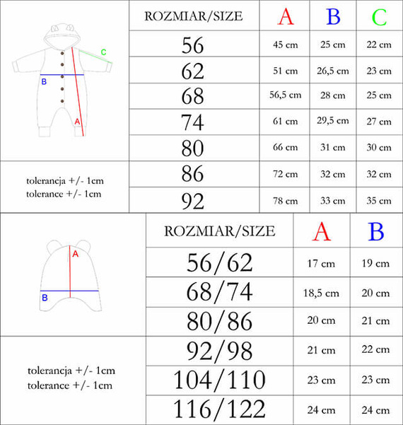 Pajac polarowy + czapka 141297 Nicol