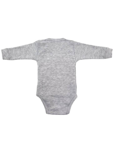 "Music" Body rozpinane z długim rękawem Terjan - szary