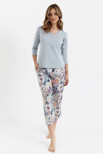 Piżama damska 464 Cana - niebieski