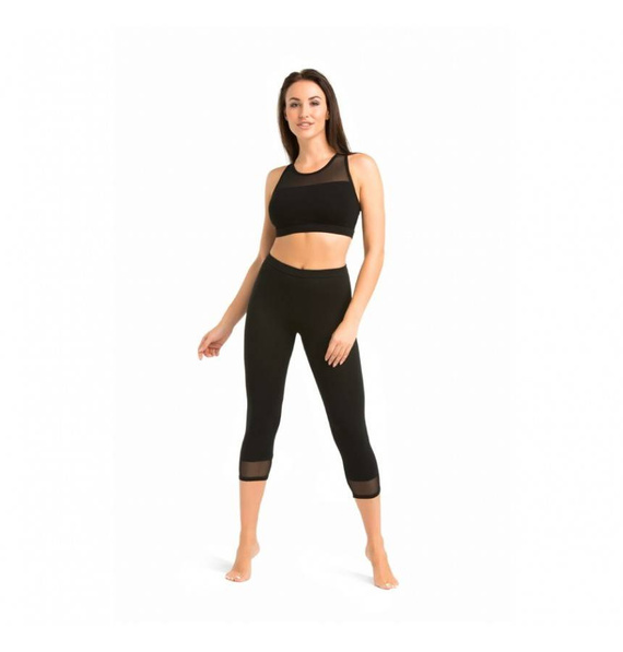 Sportowy top damski Lino Teyli - czarny