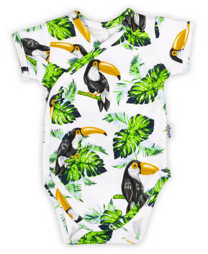 Rozpinane body z krótkim rękawem 186096 Tukan Nicol