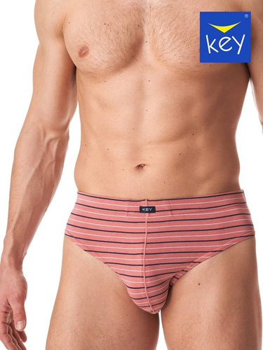 Slipy męskie MPP  355  2-pak Key czerwony granatowy