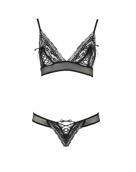 Komplet Erza Set Passion czarny