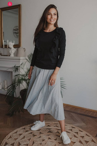 Bluzka do karmienia Milky Waves Milk&Love czarny