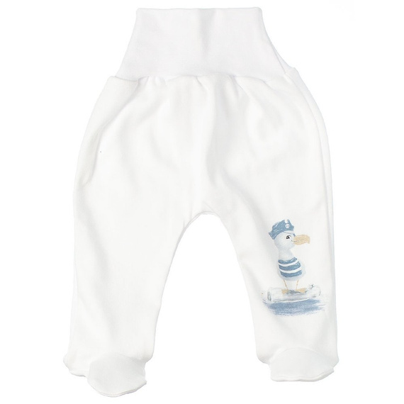 Komplet body z półśpiochem Marynarz Martex biały
