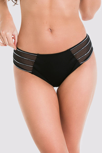 01109 Royale Figi damskie pełne Mediolano czarny 