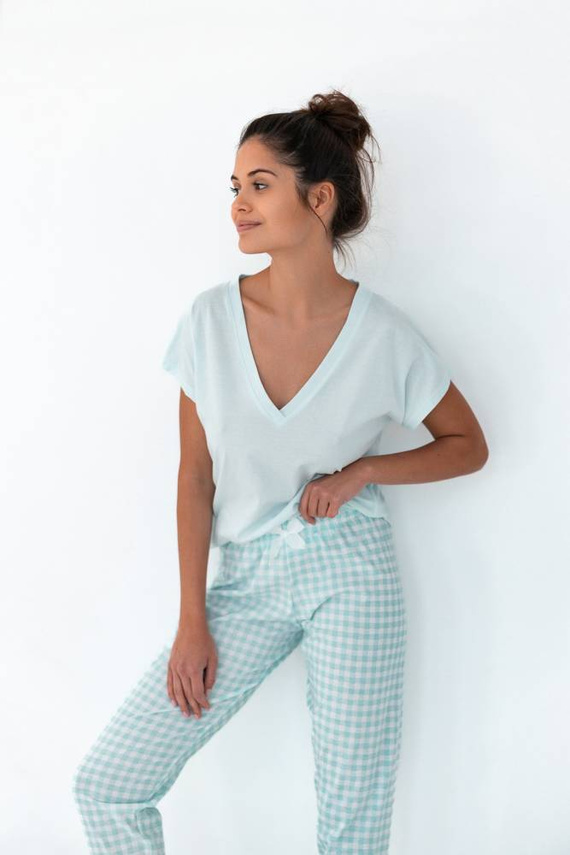 Sensis Piżama damska Kimberly - miętowy