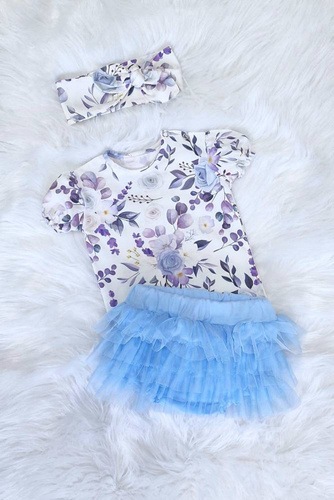 Body z krótkim rękawem Blue Bambarillo  