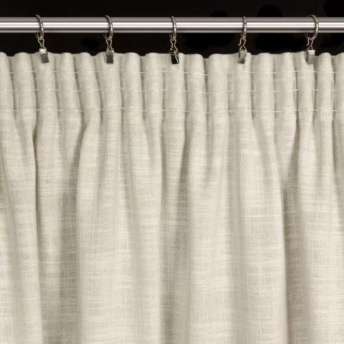 Zasłona na taśmie Rosi Eurofirany ciemny beżowy 