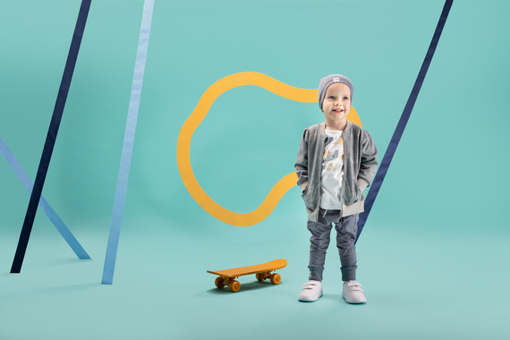 Legginsy Fun Time Pinokio- niebieski