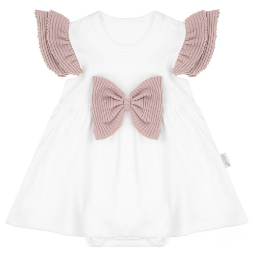 Sukienko-body 141275 Nicol- pudrowy