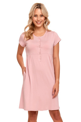 Koszula Nocna ciążowa i do karmienia 9941 Doctor Nap - flamingo