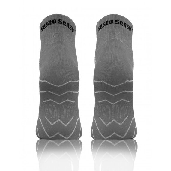 Socks Amz Skarpety sportowe uniwersalne frotte Sesto Senso szary